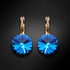 Auskarai "Klaris II (Bermuda Blue)" su Swarovski™ kristalais